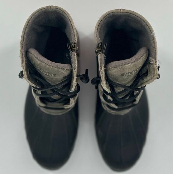 Sperry Women's Saltwater Emboss Duck Boots, Size 7 - Picture 9 of 13
